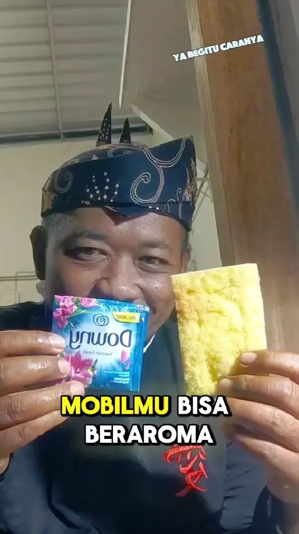 bikin pengharum mobil pakai sampah dapur © TikTok