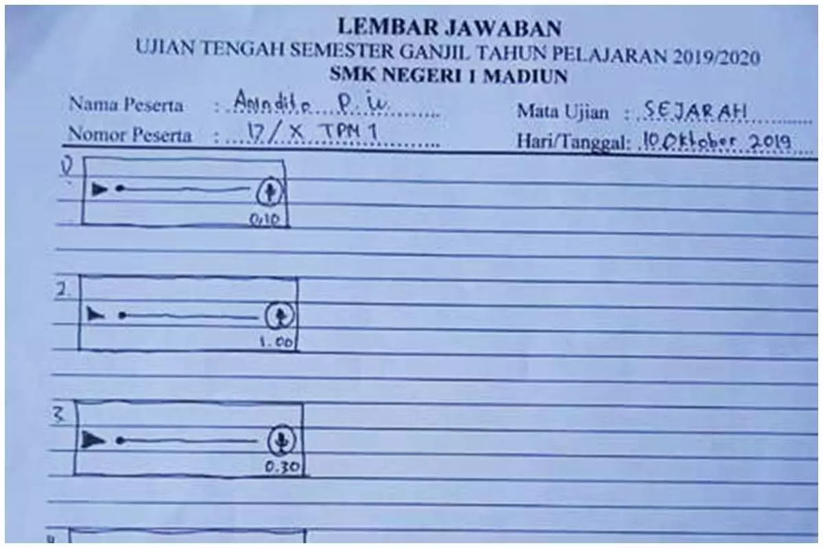 11 Jawaban kocak siswa saat ujian sekolah ini isinya menguji kesabaran guru