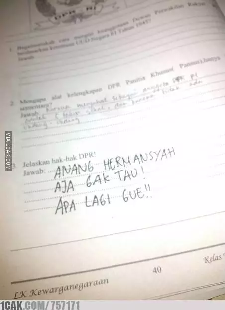 jawaban kocak ujian siswa © 2025 berbagai sumber