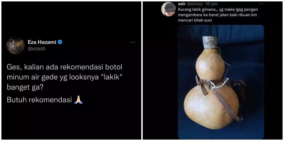 botol minum nyeleneh © berbagai sumber