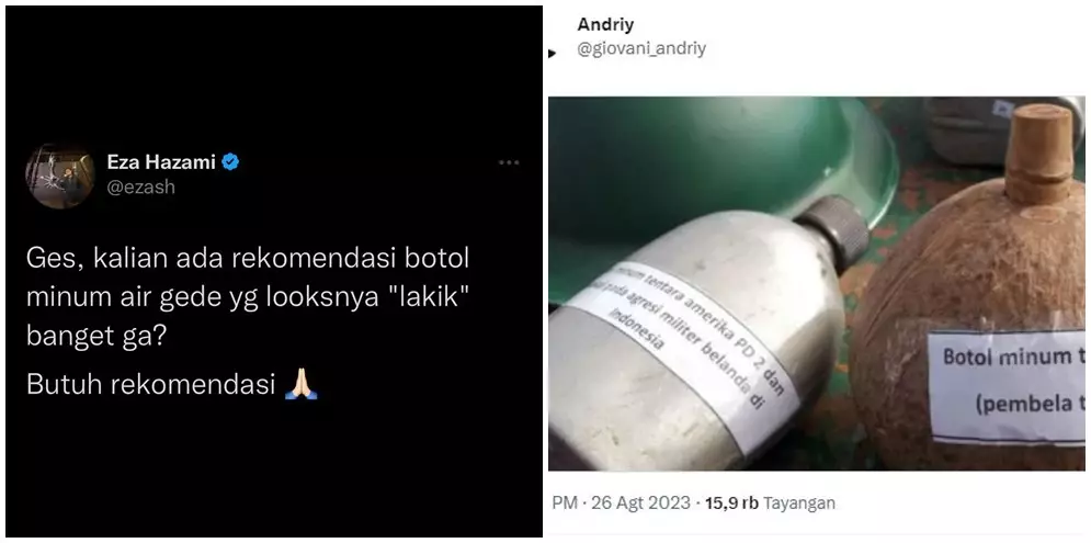 botol minum nyeleneh © berbagai sumber