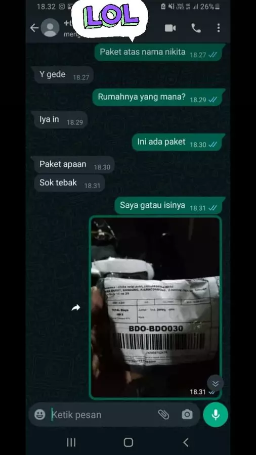 jawaban customer ditanya alamat kurir © 2025 X