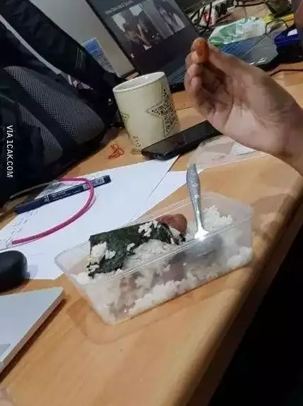 potret lucu makan kimbap © 2025 berbagai sumber