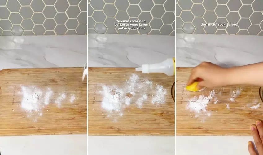 cuci talenan kayu berjamur jadi kinclong © 2025 TikTok cuci talenan kayu berjamur jadi kinclong © 2025 TikTok