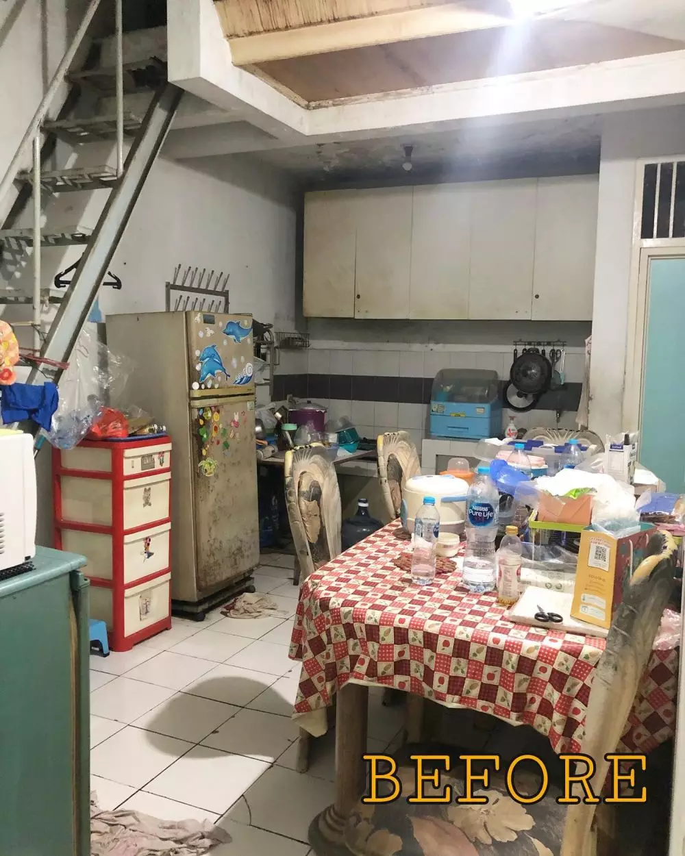 dapur semrawut jadi minimalis © Instagram