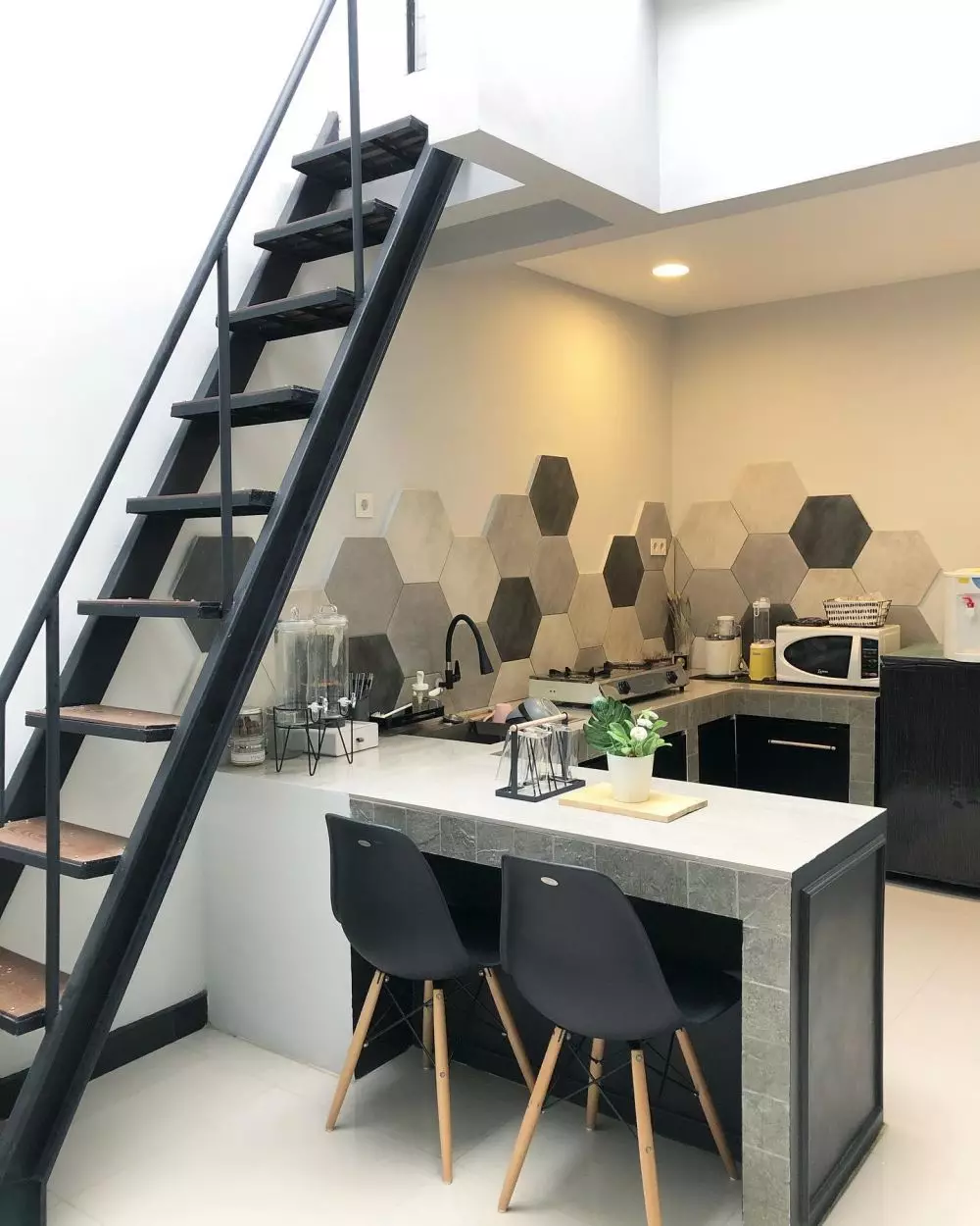 dapur semrawut jadi minimalis © Instagram