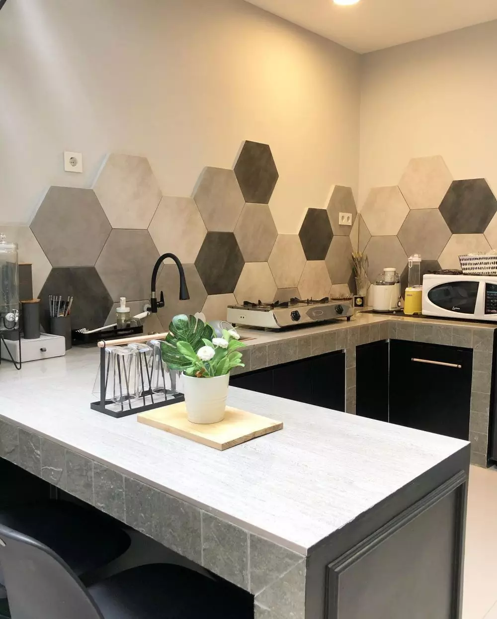 dapur semrawut jadi minimalis © Instagram