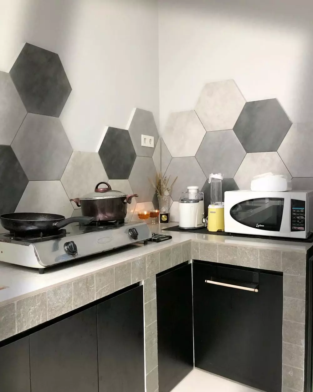 dapur semrawut jadi minimalis © Instagram