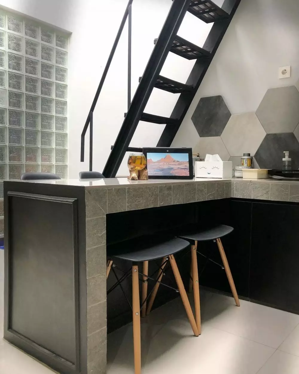 dapur semrawut jadi minimalis © Instagram