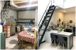 Awalnya berantakan dan tak berkonsep, intip 11 potret transformasi dapur rumah tua usai di renovasi