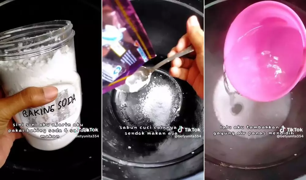 cuci gorden tanpa disikat © TikTok