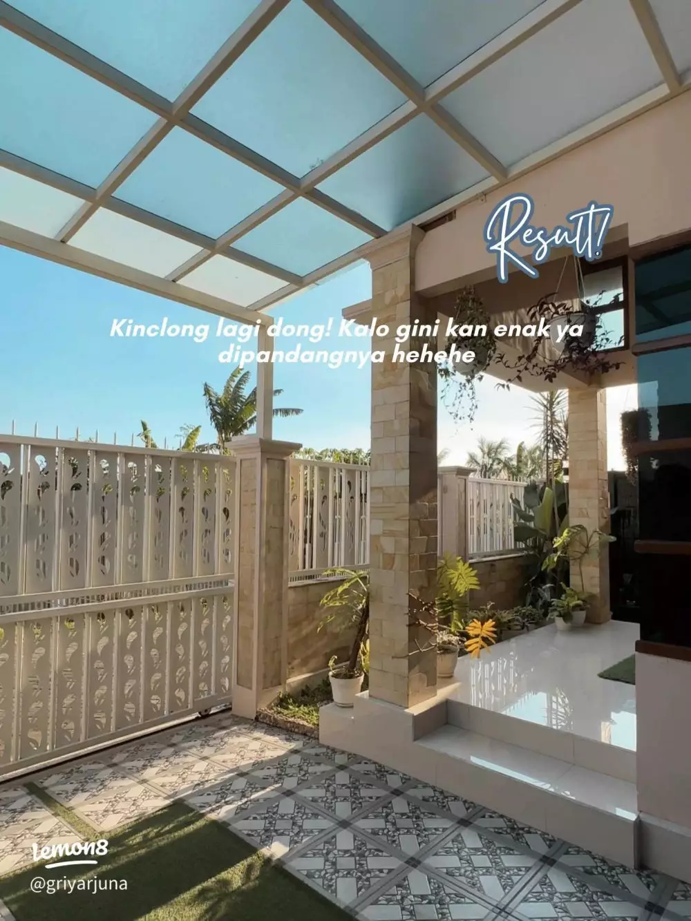 cara mudah bersihkan kanopi kaca berdebu © Instagram