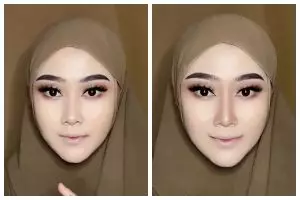 Tak perlu brush, trik bikin shading hidung agar lebih ramping ini antigagal dan cocok buat pemula