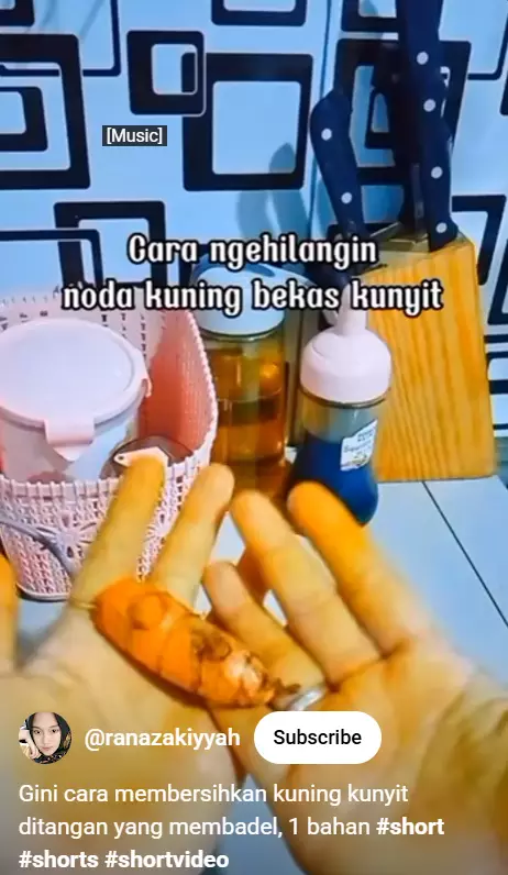 Baru tahu, ini trik bersihkan noda kuning kunyit di tangan paka 1 bahan dapur, tak perlu digosok kuat berbagai sumber