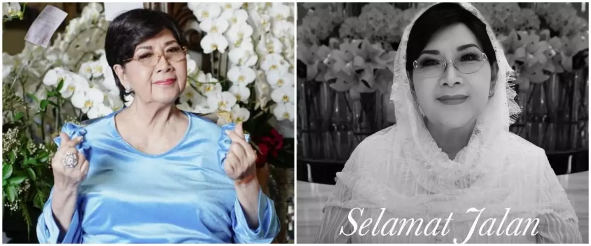 9 Momen prosesi pemakaman Titiek Puspa di TPU Tanah Kusir, dipadati oleh warga yang berduka