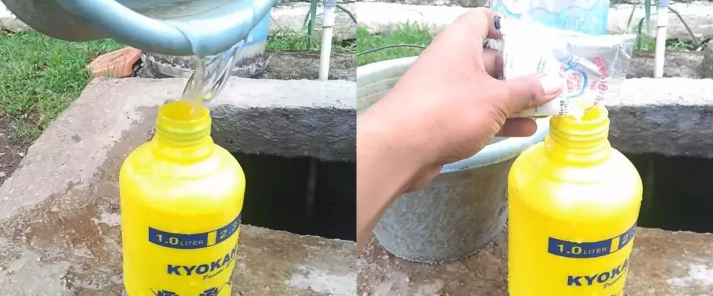 bersihkan toren air yang berlumut © YouTube