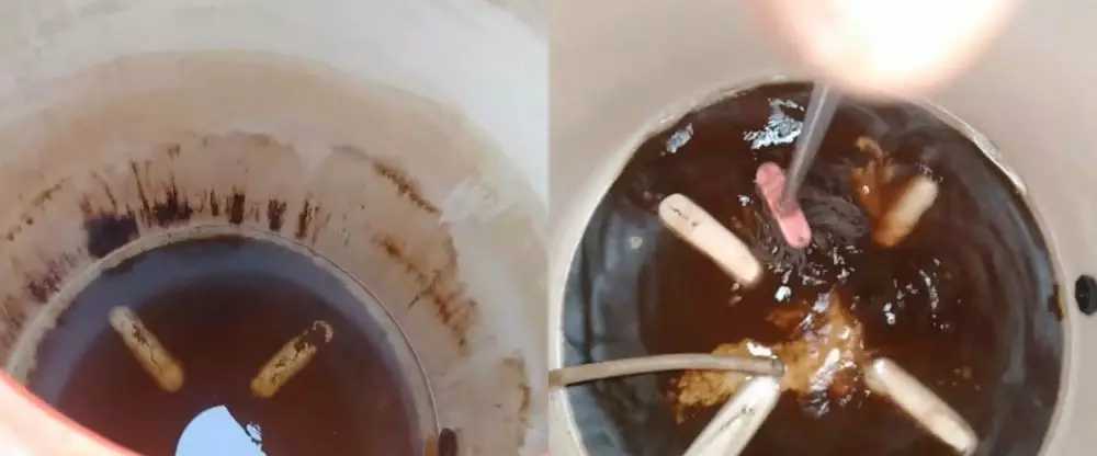 bersihkan toren air yang berlumut © YouTube