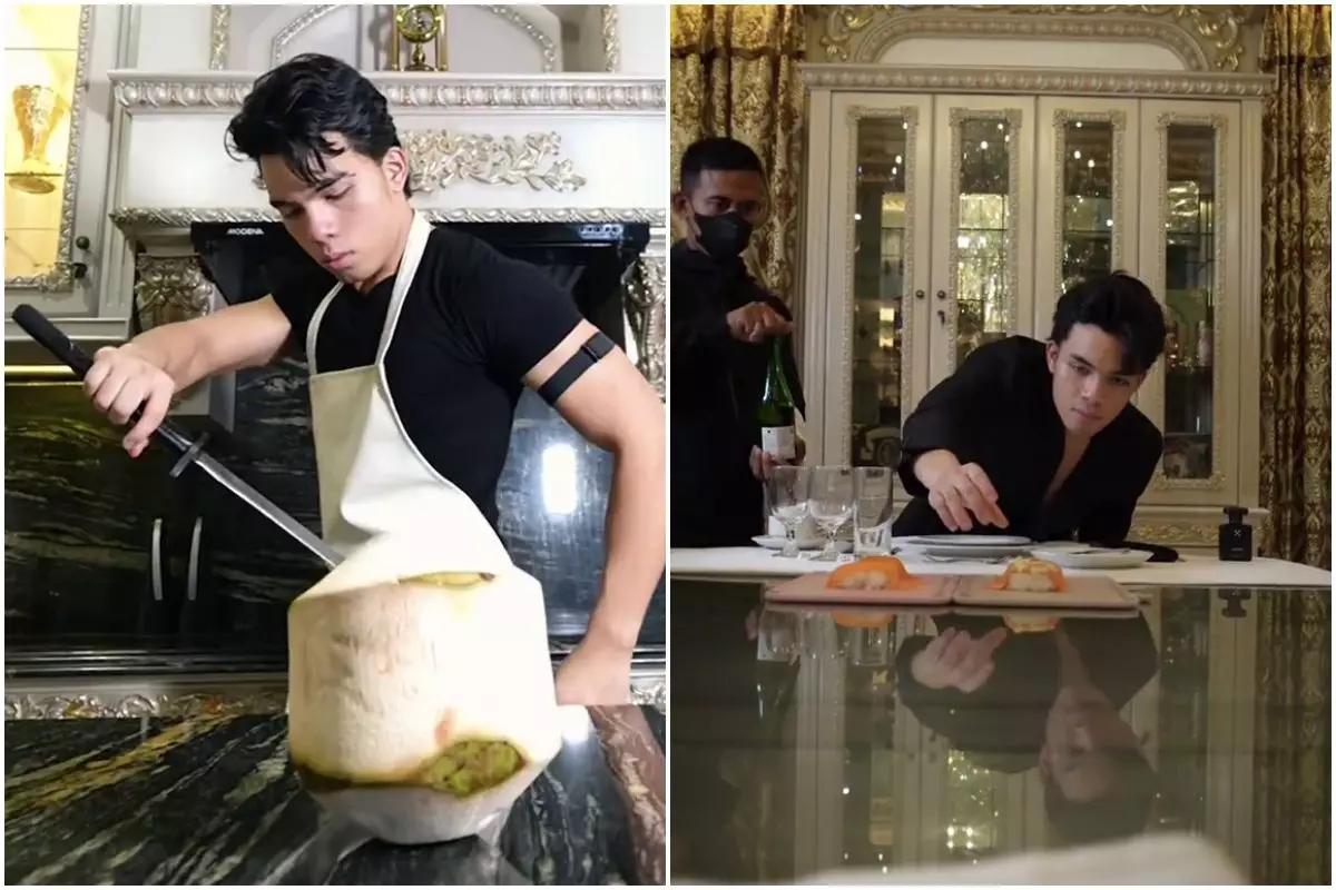 Rumah barunya ditaksir Rp120 M, intip 9 potret dapur Saaih Halilintar dekorasinya mewah bak istana