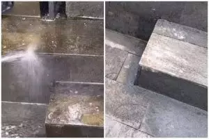 Tak perlu capek nyikat, ini cara ampuh bersihkan lumut di teras rumah dengan bantuan 1 bahan kimia