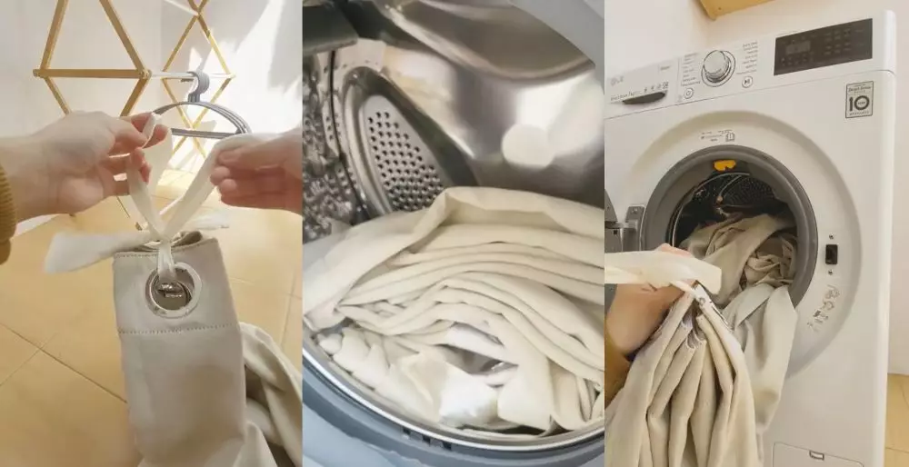 trik mudah mencuci gorden blackout © berbagai sumber