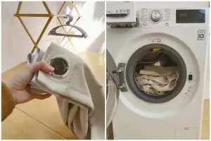 Tak bikin mesin cuci rusak, ini cara mudah bersihkan gorden dengan ring dengan bantuan alat sederhana