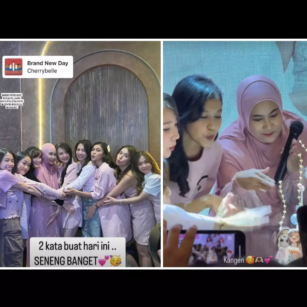 9 Momen eks Cherrybelle rayakan anniversary ke-14 tanpa Sarwendah, meriah bak mini konser
