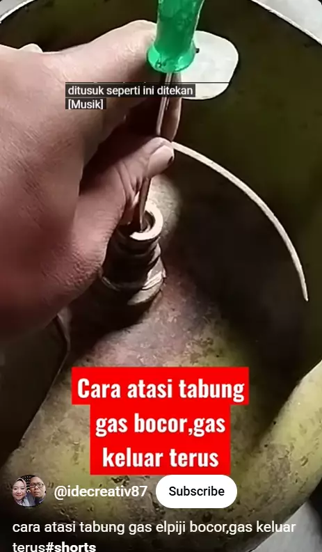 Baru tahu jangan panik, ternyata ini trik mengatasi tabung gas LPG bocor tanpa ditambal karet gelang berbagai sumber