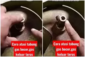 Baru tahu jangan panik, ternyata ini trik mengatasi tabung gas LPG bocor tanpa ditambal karet gelang