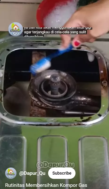 Kompor penuh noda minyak, bersihkan pakai trik ini mulai dari sekarang berbagai sumber