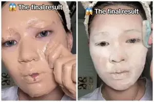 Awalnya takut jadi dempul, transformasi makeup pakai 1 tube foundation ini hasilnya di luar ekspektasi