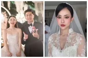 Dipuji cantik bak barbie hidup, 9 detail makeup Jessica Jane saat pernikahan ini menawan ala douyin lo