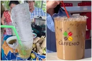 9 Potret lucu orang minum pakai es batu ini bikin rasa haus dan panas jadi insecure