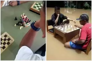 11 Potret lucu orang main catur ini aksinya kelewat nyeleneh, Magnus Carlsen geleng kepala melihatnya