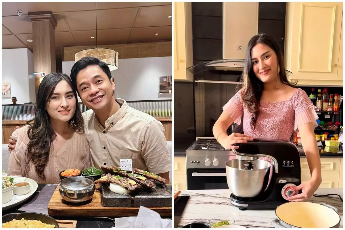 Kini lebih luas, intip 9 potret dapur Adly Fairuz dan Angbeen yang mewah berlapis granit