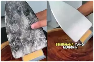 Mulai sekarang jangan pakai garam, ini trik hilangkan noda gosong setrika pakai 1 bahan sederhana