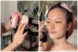Tanpa repot pakai skinprep berlayer, MUA ini bagikan trik agar foundation cepat menempel dan antilongs