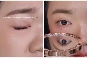 Mata monolid suka bikin maskara bleber? Ini trik mengatasinya agar bulu mata lentik dan lebih rapi