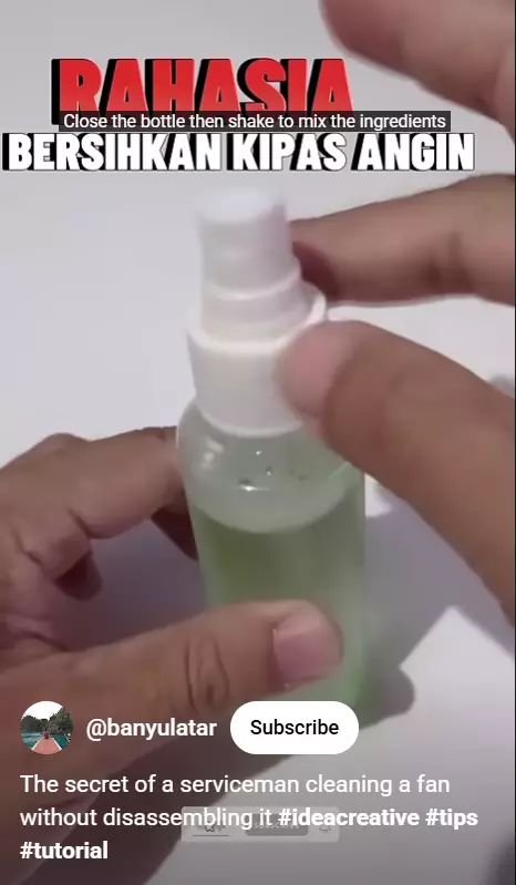 Bapak-bapak sekarang kian kreatif, punya trik bersihkan kipas angin tanpa dibongkar dalam 15 menit berbagai sumber