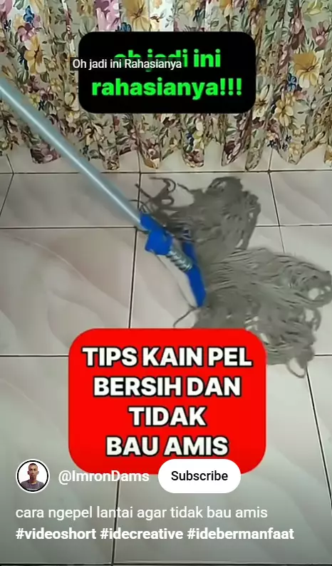 Lantai bau amis tak perlu digosok sabun pel, sekarang sudah bersih pakai 3 bahan dapur berbagai sumber Lantai bau amis tak perlu digosok sabun pel, sekarang sudah bersih pakai 3 bahan dapur berbagai sumber
