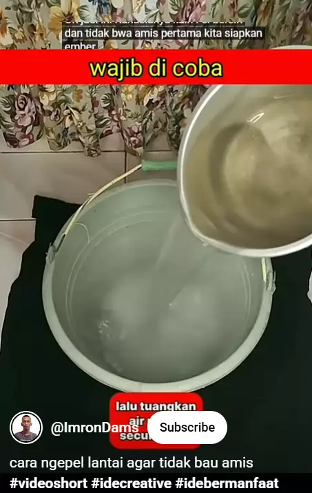 Lantai bau amis tak perlu digosok sabun pel, sekarang sudah bersih pakai 3 bahan dapur berbagai sumber Lantai bau amis tak perlu digosok sabun pel, sekarang sudah bersih pakai 3 bahan dapur berbagai sumber
