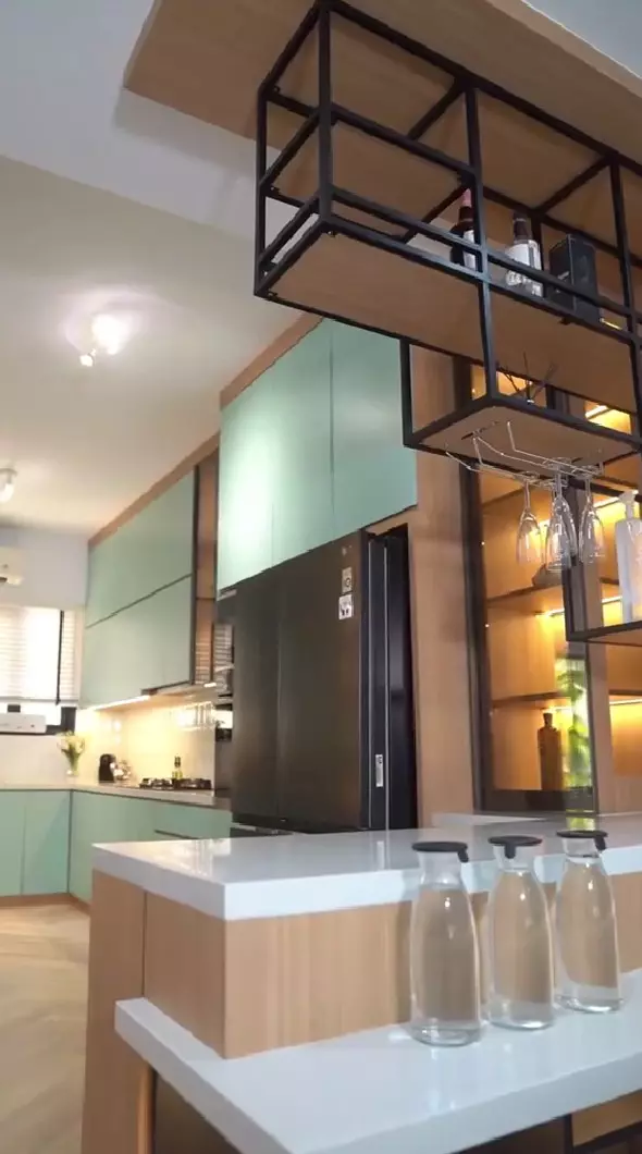 potret dapur baru Marcell Siahaan usai renovasi © Instagram