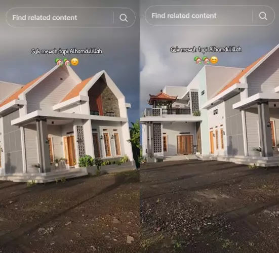 Niatnya pamer rumah baru malah tuai nyinyiran © TikTok