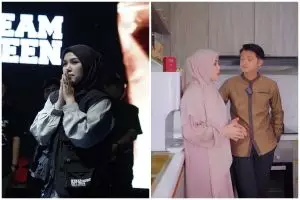 9 Potret dapur baru Ratu Annisa aktris sinetron kolosal Genta Buana, simpel tapi tampak mewah 