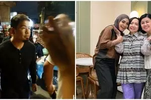 Digandeng Rieta Amilia, begini 7 momen Desiree Tarigan mantan istri Hotma Sitompul melayat