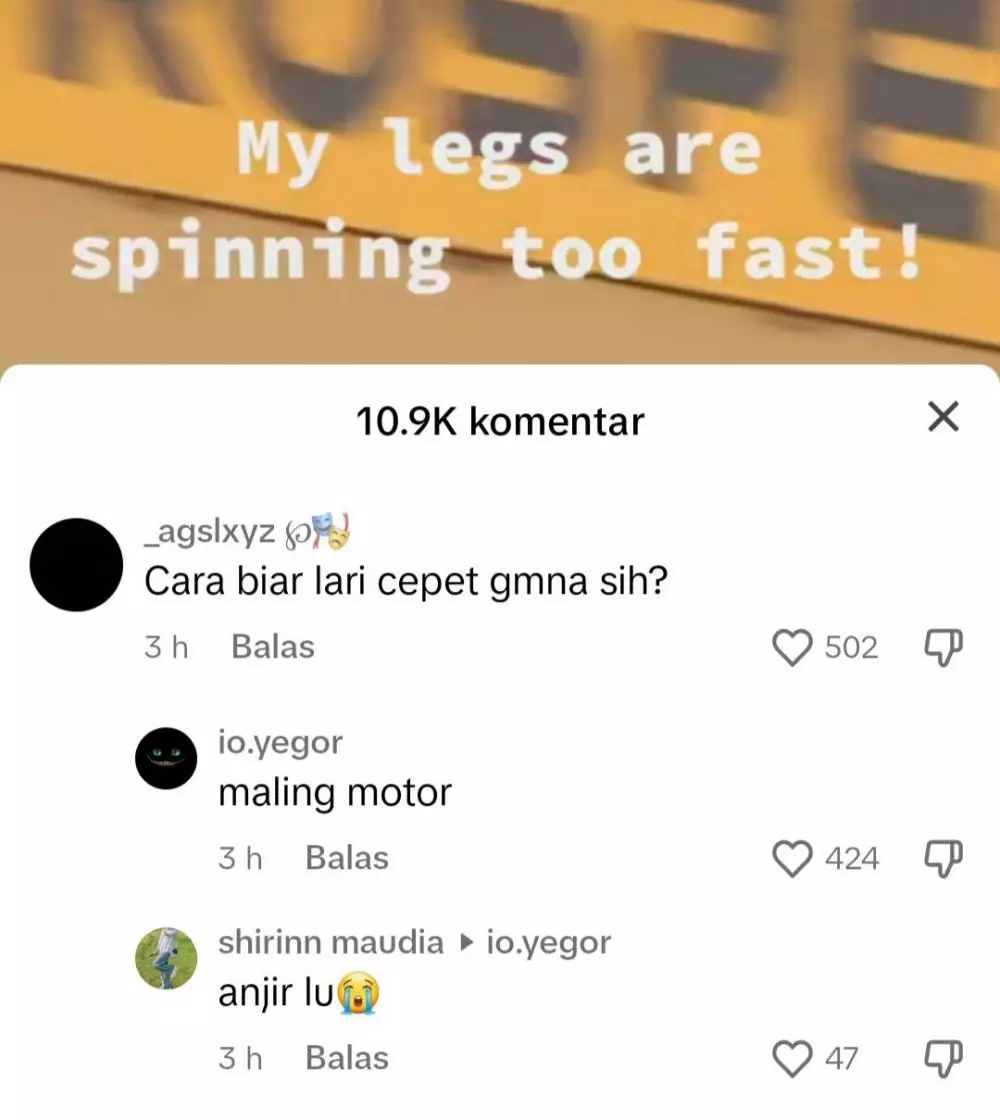 komen lucu abis © X