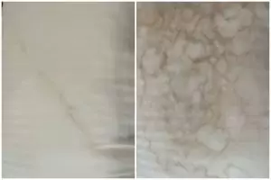 Trik mencuci bantal kuning berjamur tanpa direndam pemutih dan air panas, cuma pakai 2 bahan dapur