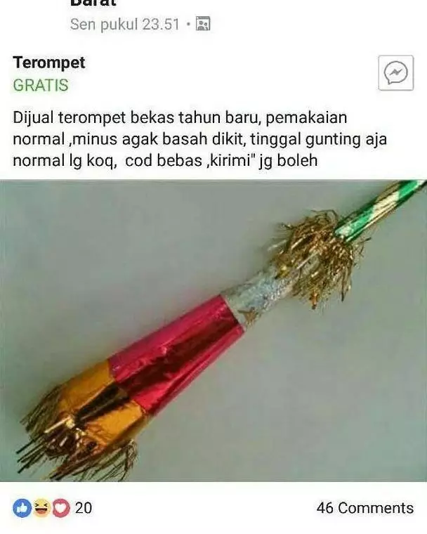 deskripsi jualan fb © Facebook deskripsi jualan fb © Facebook