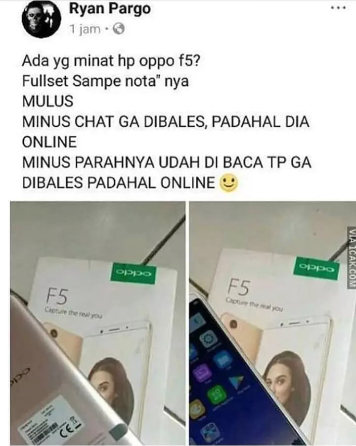 deskripsi jualan fb © Facebook deskripsi jualan fb © Facebook