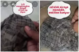 Serbet kotor penuh minyak bisa kembali bersih sekarang juga, cuma andalkan 2 bahan dapur