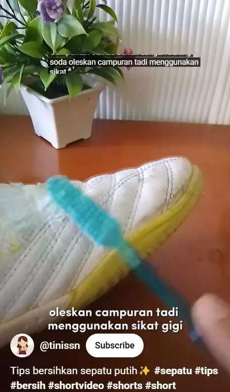 Trik agar sepatu buluk kotor jadi putih bersih sekarang tak perlu dicuci air, andalkan 2 bahan dapur berbagai sumber